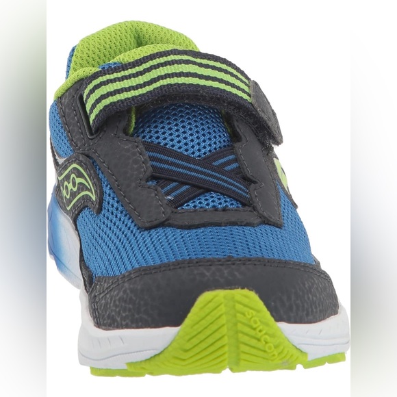 Saucony navy/green boys' sneaker, size 6W (toddler) - Picture 3 of 13
